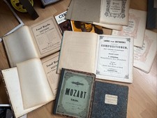 Mozart Beethovens Schubert und andere Concerte Noten und Bücher Konvolut