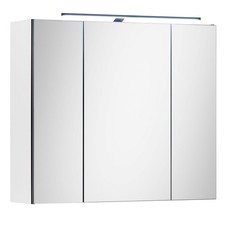 Spiegelschrank - weiß matt -