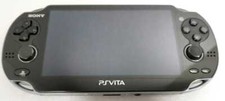 GEBRAUCHTE PS Playstation Vita 3G / WLAN Modell CRISTAL BLACK PCH-1100 AA01 n...
