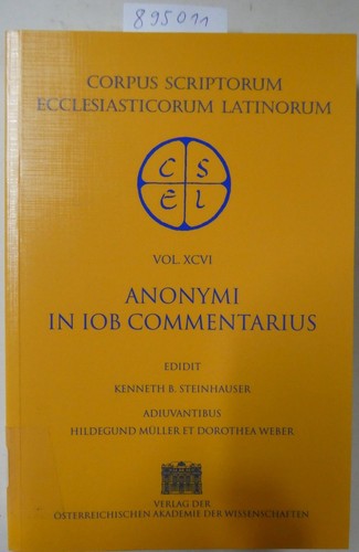 Anonymi iob commentarius - commentarius,