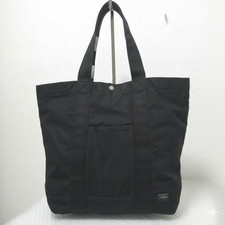 PORTER Canvas Tote Bag Black