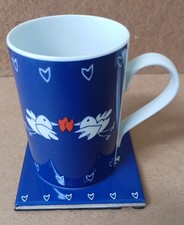 Design House "Have a nice Day" Deko-Tasse  Made in Germany incl. Untersetzer