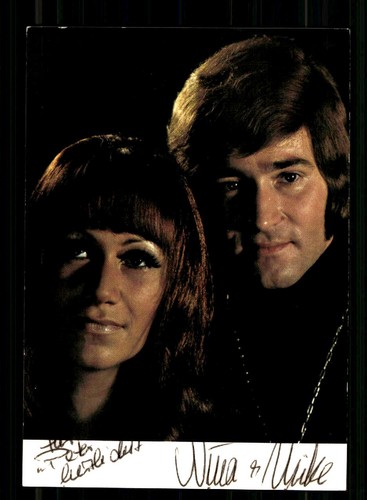 Nina und mike autogrammkarte - nina,