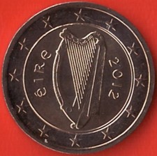 Irland - 2 Euro-Kursmünze - 2012 - Irische Harfe