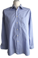 Seidensticker Splendesto Langarm Hemd KW 40 Blau-Weiß