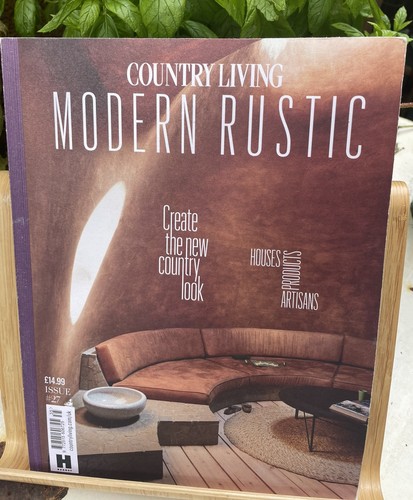 Country living modern rustic - living,