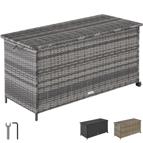 Alu rattan auflagenbox - rattan,