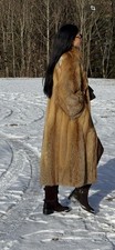 Pelz Mantel Fuchs