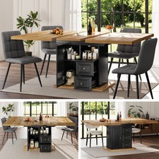 Ausziehbarer Esstisch mit