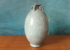 Guan Style China antik Vase Craquelee Krakelee Craquelé seladon mint ovoid Ei