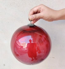 Antik Deutsche Kugel Rot