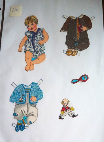 Anziehpuppe papierpuppe paper - papierpuppe,