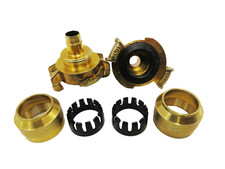 2x Geka Schlauchkupplung mit Kupplungsmuffe Schnellkupplung Schlauch Verbinder