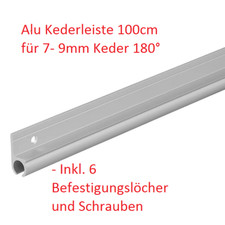 Kederschiene Alu Kederleiste