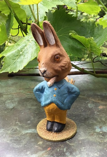 Antiker rauchender osterhase - antiker,