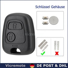 AutoSchlüssel Gehäuse für Peugeot 107 207 307 406 308 Citroen C1 C3 C2 C4 Toyota