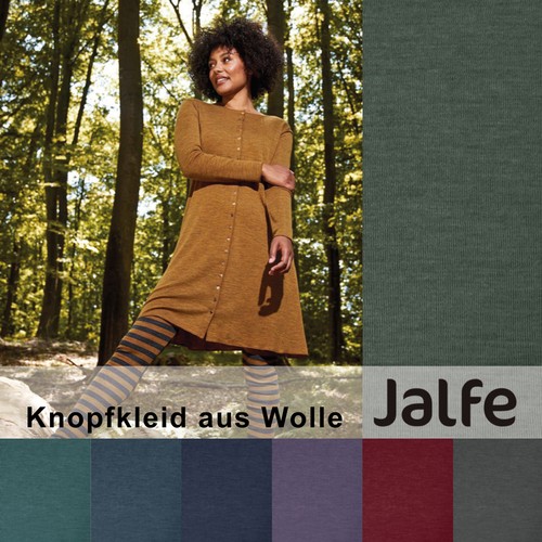 Knopfkleid aus 100 wolle vom - 100%,