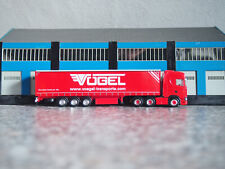 Herpa 1:87 - 713130 - Scania CS 20 HD 6-achs Gardinenplanensattelzug - "Vögel"