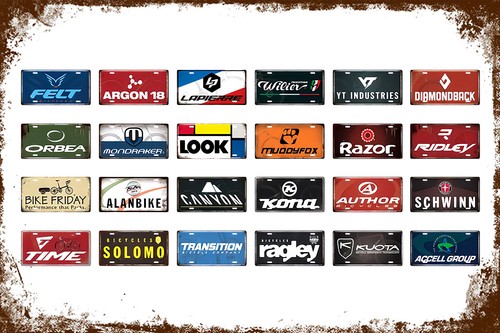 Blechschild fahrrad bike - blechschild,