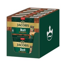 Jacobs 3in1 Classic Instant Kaffee 120 Getränke 12x10 Sticks mit Zucker