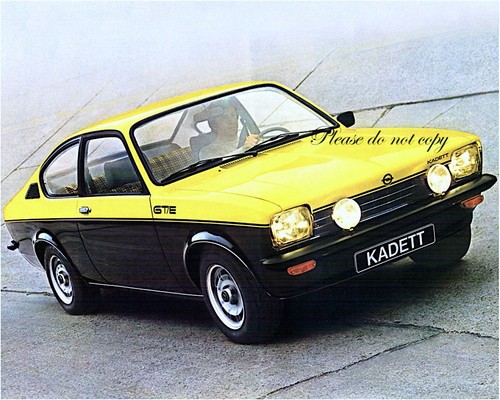 Opel kadett coupe e - opel, c