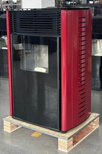 Maximum  Pelletofen 18KW (4+14) CR15 wasserführend 15kg Pellettank schwarz-rot