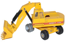 NZG Metallmodell Mobilbagger 230 Broyt X 50 WF Bagger 1:50 Excavator