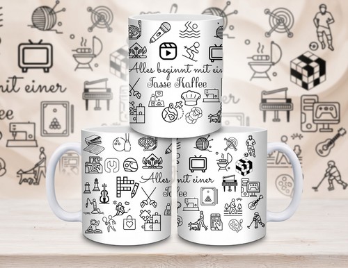 Hobby tasse 325ml - hobby,