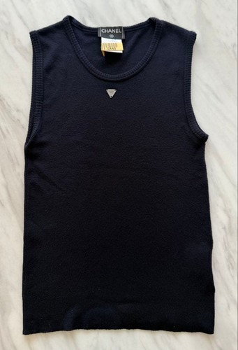 Chanel ärmelloses stricktop - chanel,