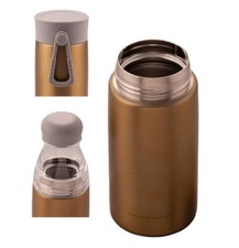 Thermosflasche Coffee To Go Becher greenrelation 2lids Bottle Edelstahl Tritan