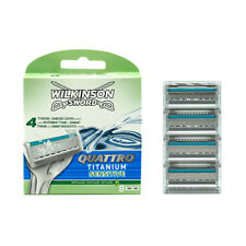 12 x Wilkinson Sword Quattro Titanium Sensitive Rasierklingen - NEU - OHNE OVP