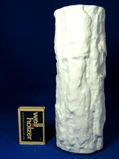 70´s Pop Art Ernst Fenzl Design Bareuther relief porcelain vase "Silvana" 18 cm