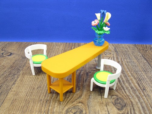 Tisch mit blumenvase 2 - mit, &
