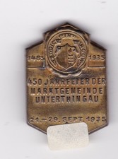 Abzeichen 450 Jahre Unterthingau 1935