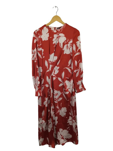 Zara langarmkleider rot - zara,