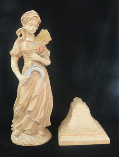 Holzfigur heilige notburga - "heilige, notburga"