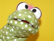 Living Puppets® - Brabbelchen der Quasselwurm - Handpuppe ca. 24 cm - Neu -