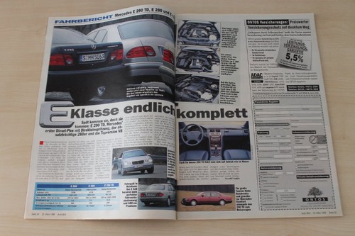 Auto bild 1996 mercedes e - bild, 12/1996