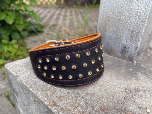 Hundehalsband 55cm leder - hundehalsband,