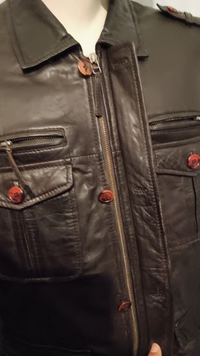Herren lederjacke gebraucht - herren,