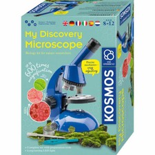 KOSMOS My Discovery Microscope Mikroskop Experimentierkasten Kinder Mehrsprachig