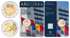 ANDORRA 2 EURO 30 JAHRE