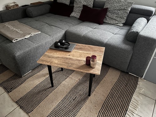 Couchtisch eiche massiv - couchtisch,