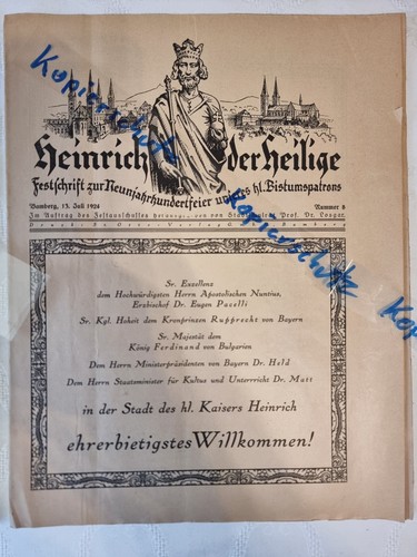 Bamberg heinrich der - heinrich, heilige