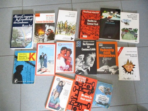 Verschiedene bücher romane - 15,