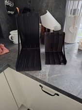 2 x Schallplattenständer LP Box Aufbewahrung Vintage 70er  Vinyl für LP + Single