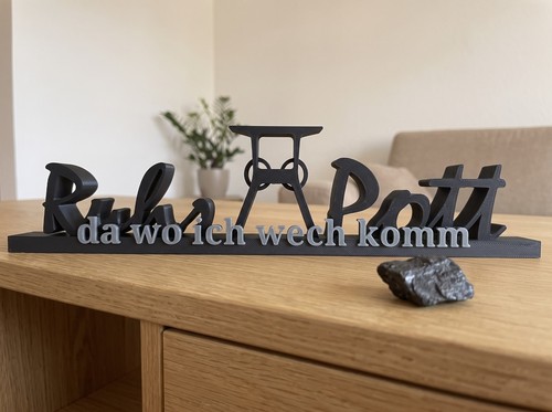 Ruhrpott deko schriftzug - ruhrpott,