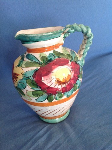 Vintage krug mit - henkel, vase