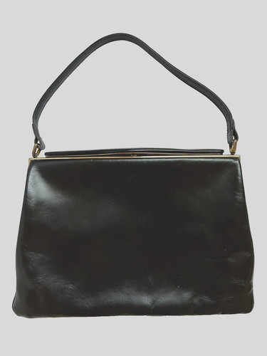 Handtasche schwarz gold