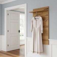 Garderobe Wandgarderobe Garderobenpaneel Eiche Asteiche